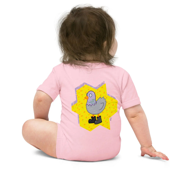 PWB Baby short sleeve one piece - PigeonWithBoots