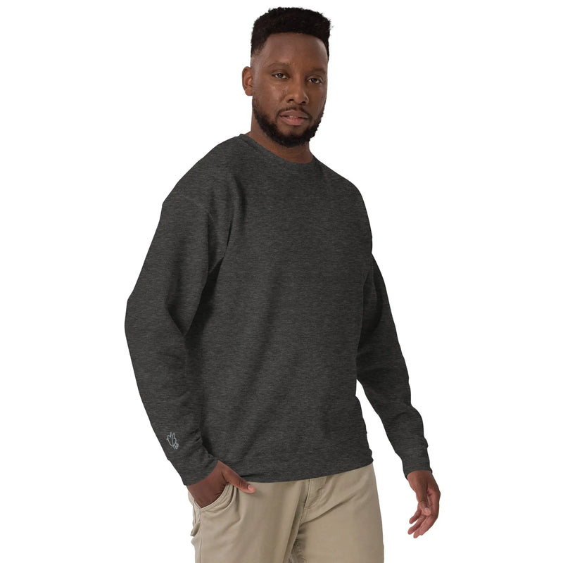 PWB Charcoal Gray Unisex Premium Sweatshirt - PigeonWithBoots