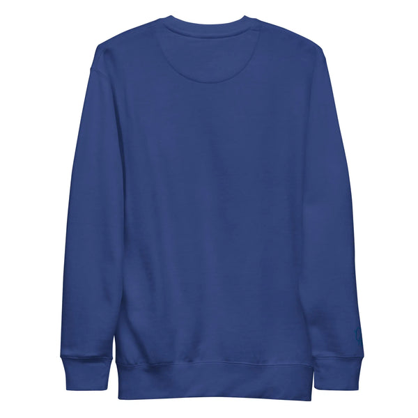 PWB Blue Unisex Premium Sweatshirt - PigeonWithBoots