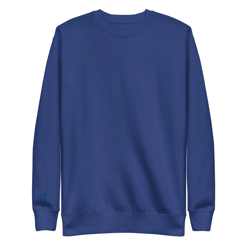 PWB Blue Unisex Premium Sweatshirt - PigeonWithBoots